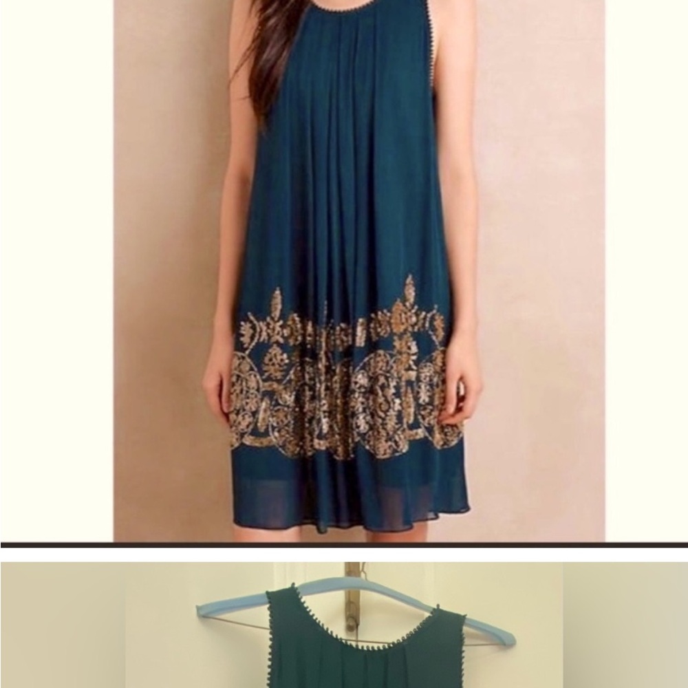 Anthropologie Beaded Dress NWT